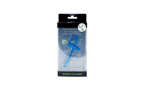 Sport Fucker Dipstick Silicone Penis Plug Blue - Penis Plugs