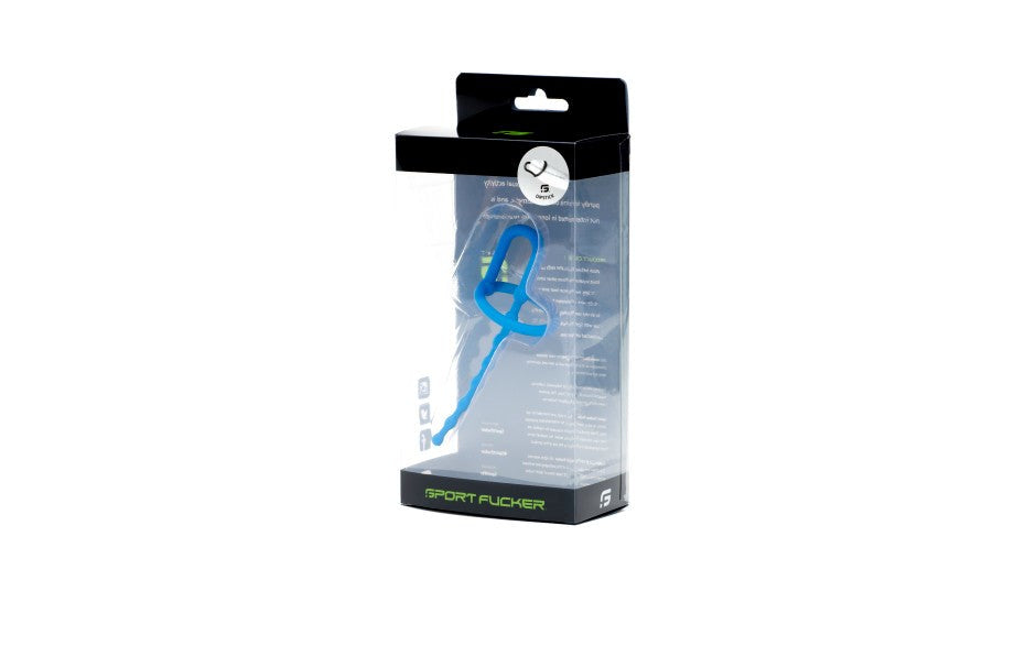 Sport Fucker Dipstick Silicone Penis Plug Blue - Penis Plugs