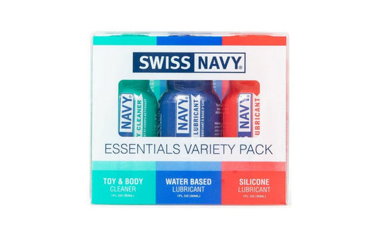 Swiss Navy Essentials Adult Lubricant Travel Kit 30ml - Massage Oils and Lubricants