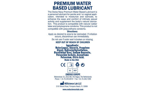 Swiss Navy Sensual Water Based Arousal Gel 29ml - Water Based Lubes