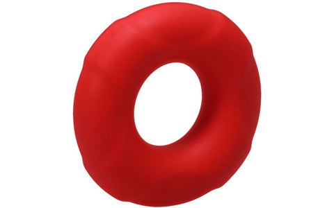 Tantus Buoy Stretchy Silicone Mens Cock Ring Medium Crimson - Stretchy Cock Rings