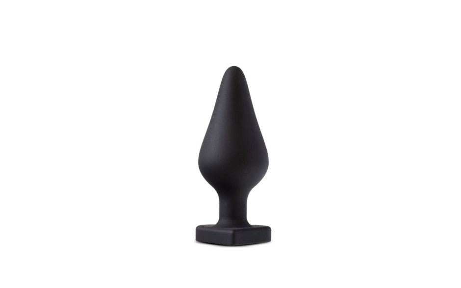 Temptasia Fuck Me Flexible Silicone Butt Plug Black - Butt Plugs
