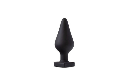 Temptasia Fuck Me Flexible Silicone Butt Plug Black - Butt Plugs