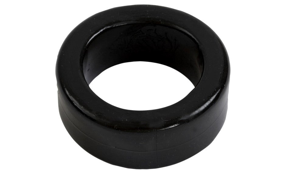 Titanmen Extra Thick Stretchy Cock Ring Black - Stretchy Cock Rings