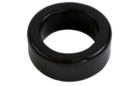 Titanmen Extra Thick Stretchy Cock Ring Black - Stretchy Cock Rings