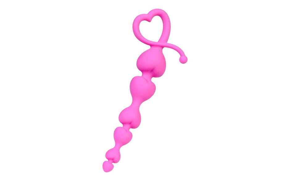 ToDo Sweety Silicone Anal Chain Pink - Anal Beads and Balls