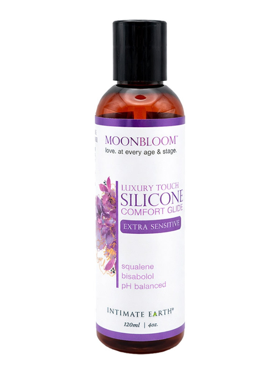 Intimate Earth Moon Bloom Silicone Comfort Glide - Silicone Based Lubes