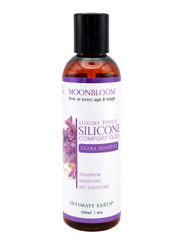 Intimate Earth Moon Bloom Silicone Comfort Glide - Silicone Based Lubes