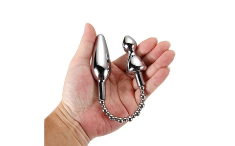 X Men Silver Bullet Double Metal Plug - Butt Plugs