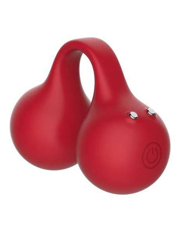 Snail TWINN Finger Vibrator Cherry NO APP by Svibe