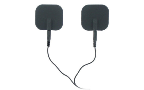 Zeus Deluxe Black Electro Pads 2 Pack - Electro Sex