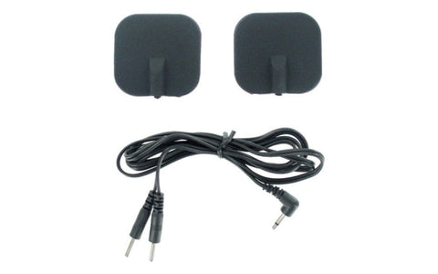 Zeus Deluxe Black Electro Pads 2 Pack - Electro Sex