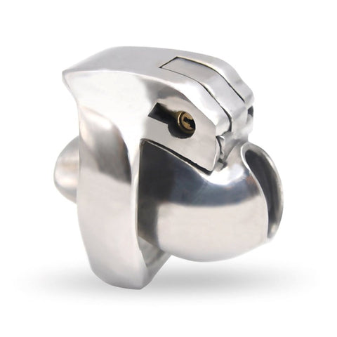 BDStyle Stainless Steel Mens Metal Chastity Cage HTV3 Medium - Male Chastity