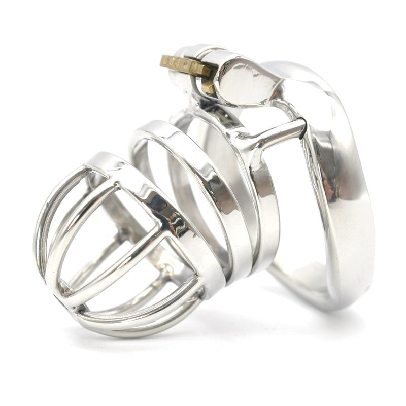 BDStyle New Bent Ring Male Chastity Cock Cage - - Male Chastity