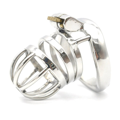 BDStyle New Bent Ring Male Chastity Cock Cage - Male Chastity