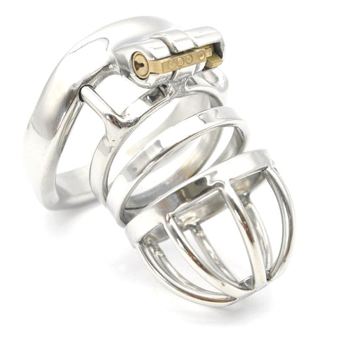 BDStyle New Bent Ring Male Chastity Cock Cage - Male Chastity