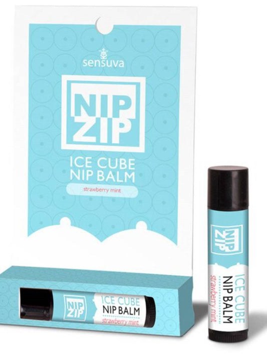 Sensuva On Nip Zip Ice Cube All Natural Nipple Balm - Delay and Excite Sprays