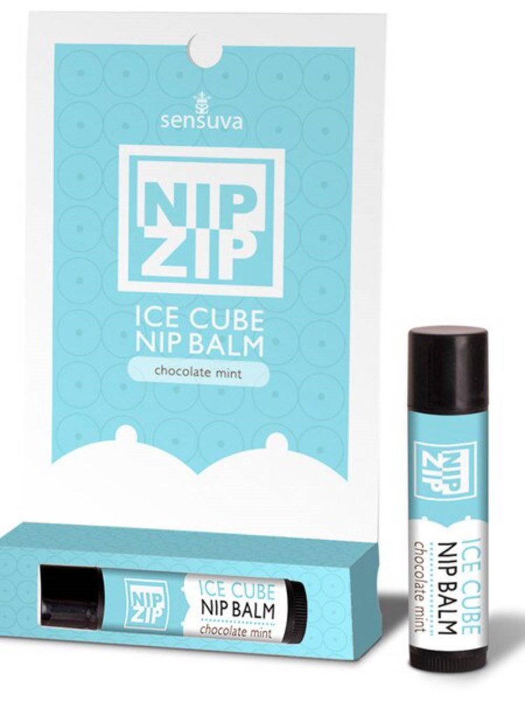 Sensuva On Nip Zip Ice Cube All Natural Nipple Balm - - Delay and Excite Sprays