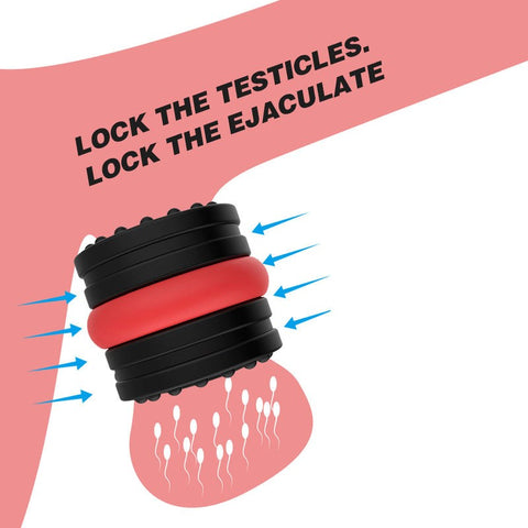 BDStyle 2 Piece Mens Silicone Ball Stretcher - Ball Stretchers and Crushers