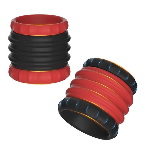 BDStyle Male Scrotum Testicle Squeeze Cock Rings - Stretchy Cock Rings