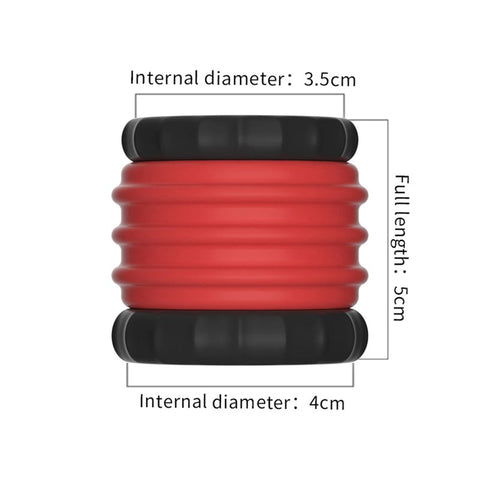 BDStyle Male Scrotum Testicle Squeeze Cock Rings - Stretchy Cock Rings