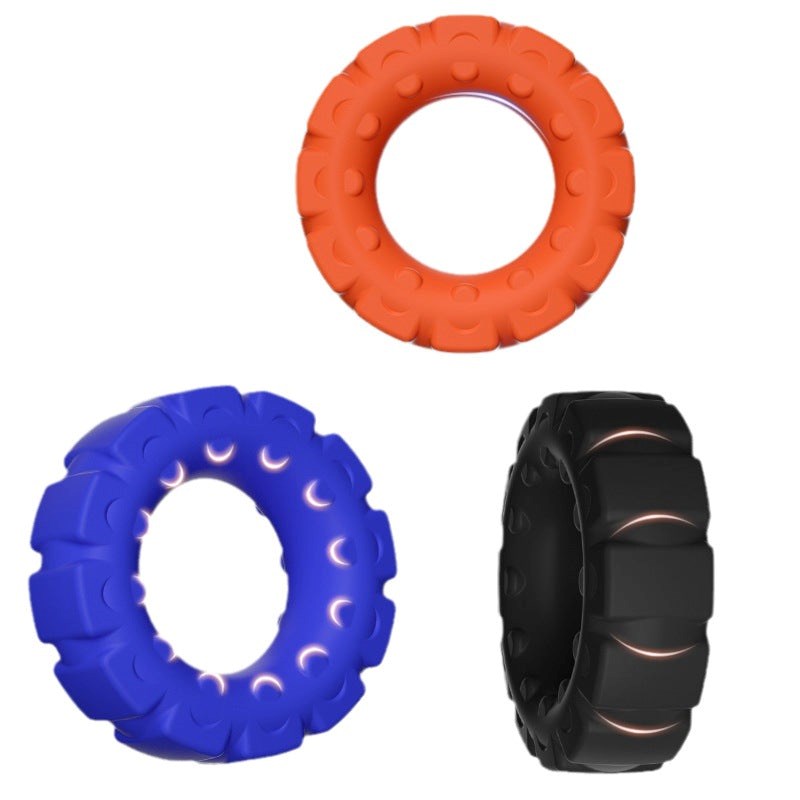 BDStyle Tread Ultimate Tire Silicone Cock Ring - - Stretchy Cock Rings