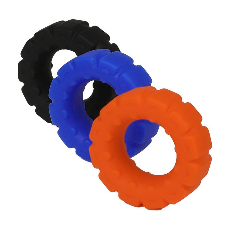 BDStyle Tread Ultimate Tire Silicone Cock Ring - - Stretchy Cock Rings