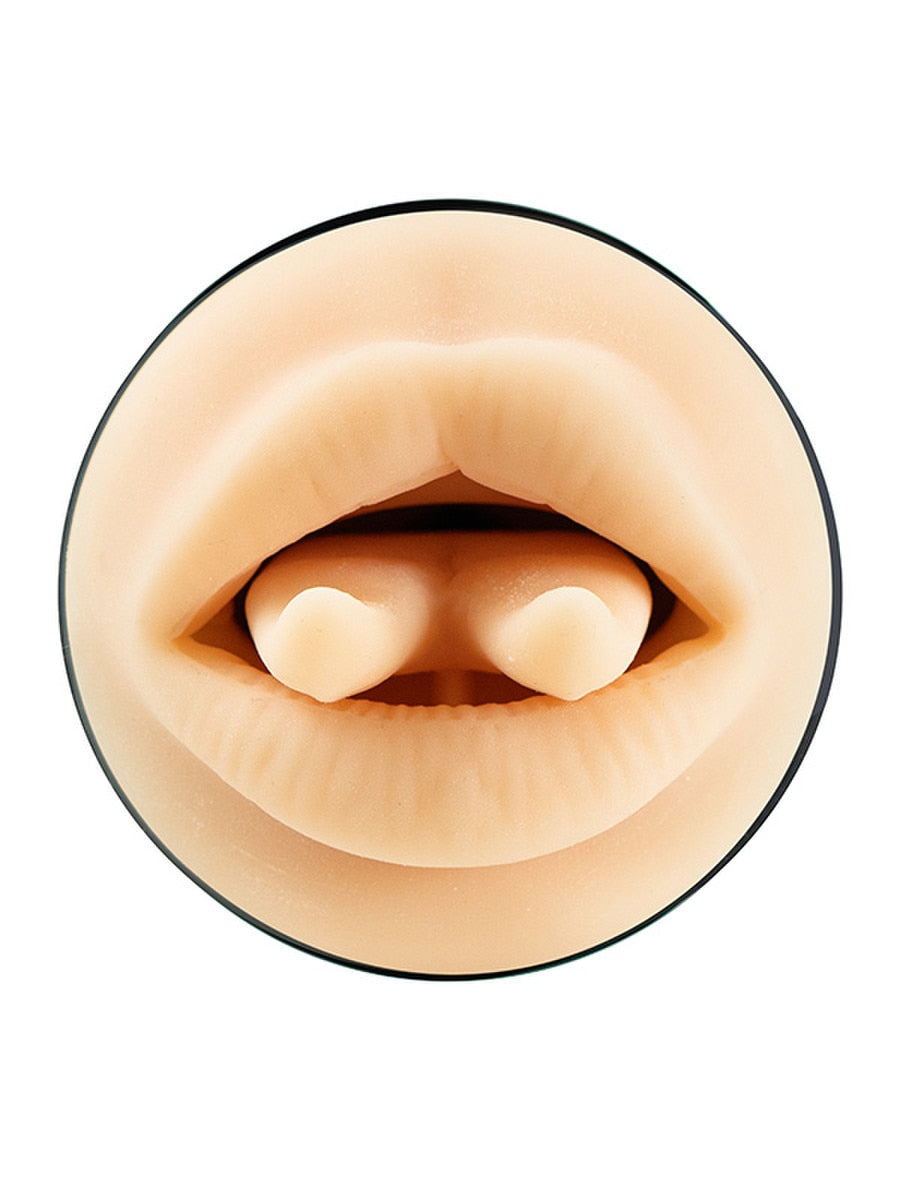KIIROO Feel Leigh Raven Split Tongue Stars Male Stroker - Masturbators and Strokers