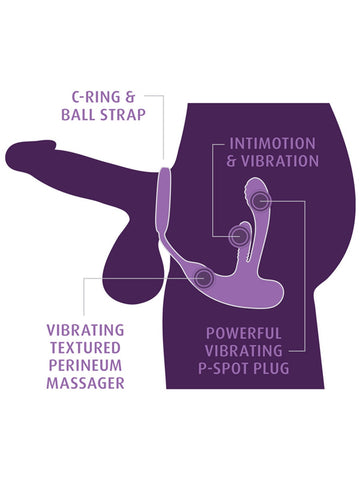 Pipedream Anal Fantasy Elite Ass-Gasm intiMotion P Spot Vibe