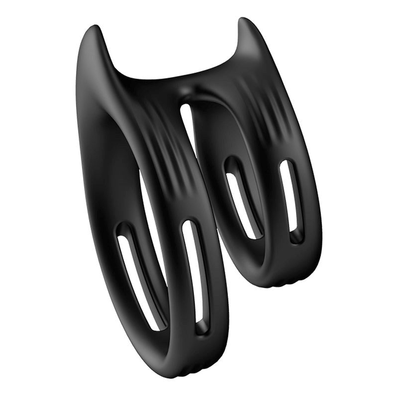 BDStyle Capen Dual Stretchy Silicone Cock Ring - - Stretchy Cock Rings