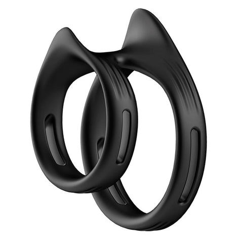 BDStyle Capen Dual Stretchy Silicone Cock Ring - Stretchy Cock Rings
