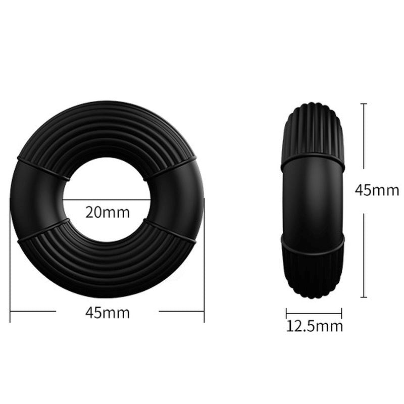 BDStyle Michelin Super Stretchy Silicone Cock Ring - - Stretchy Cock Rings