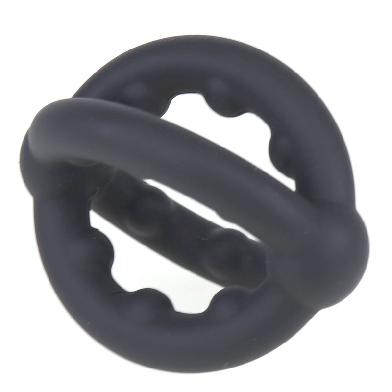 BDStyle Cross Sex Delay Stretchy Silicone Love Ring - - Stretchy Cock Rings