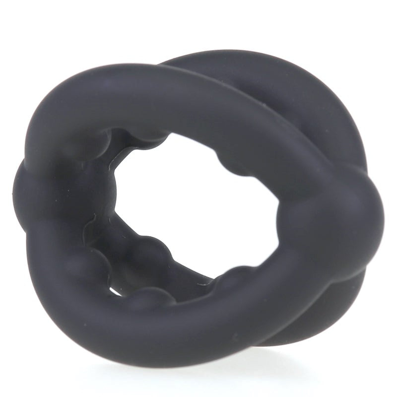 BDStyle Cross Sex Delay Stretchy Silicone Love Ring - - Stretchy Cock Rings