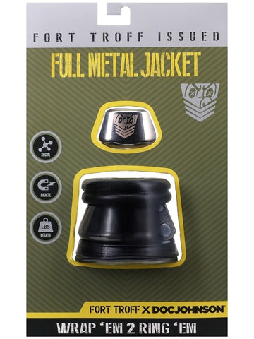 Doc Johnson Fort Troff Full Metal Jacket Mens Cock Ring - Stretchy Cock Rings