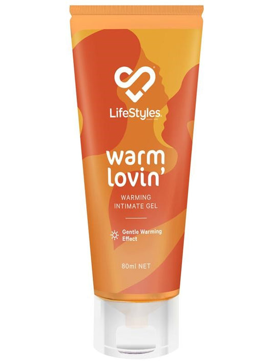 Lifestyles Warm Lovin Warming Intimate Gel 80ml - Delay and Excite Sprays