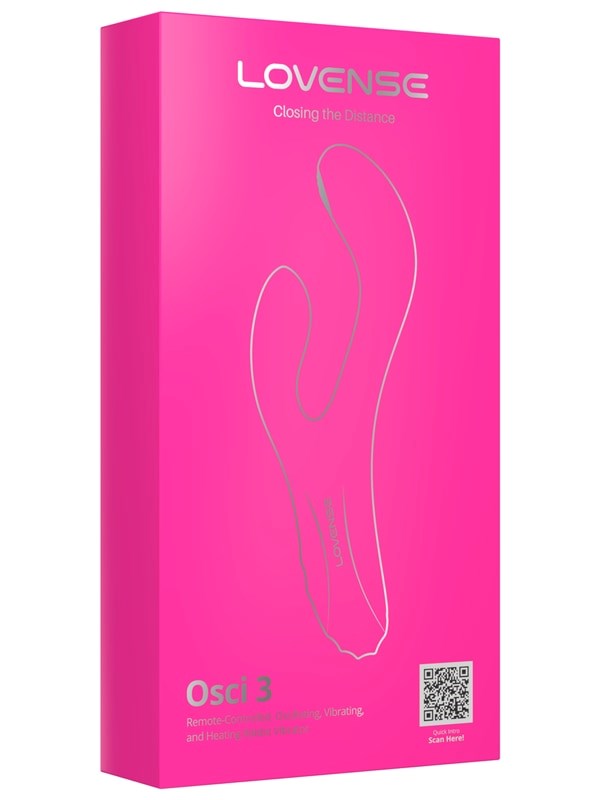 Lovense Osci 3 Vibrating and Heating Rabbit Vibrator - Rabbit Vibrators
