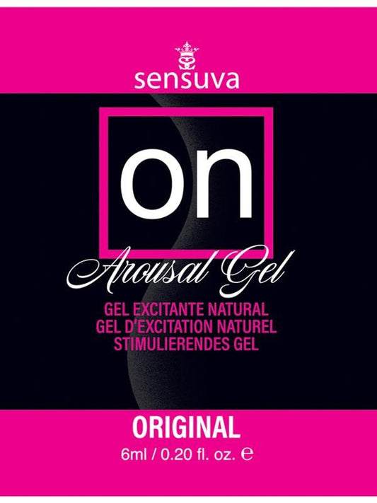 Sensuva On Original Arousal Massage Gel 6ml Single Use Packet - Massage Oils and Lubricants