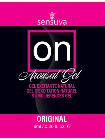 Sensuva On Original Arousal Massage Gel 6ml Single Use Packet - Massage Oils and Lubricants