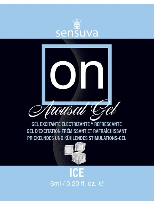 Sensuva On Ice Arousal Adult Gel 6ml Single Use Packet - Massage Oils and Lubricants