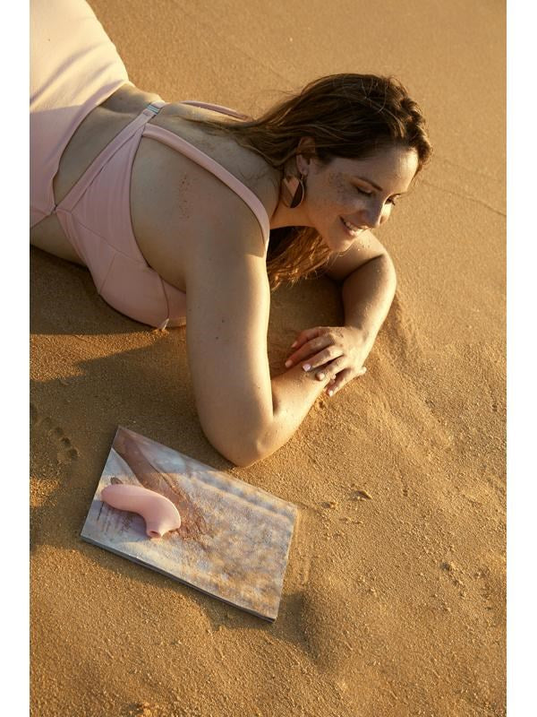 Svakom Pulse Lite Neo Pale Rosette Clitoral Stimulator - - Clit Ticklers and Pulsators