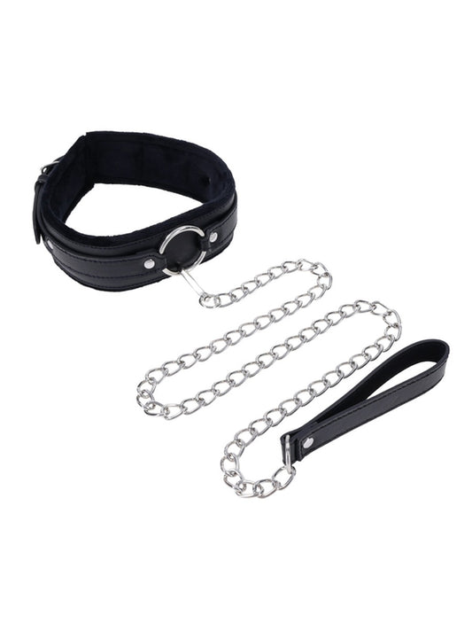 Sportsheets Sex and Mischief Shadow Collar and Leash - Collars and Leads