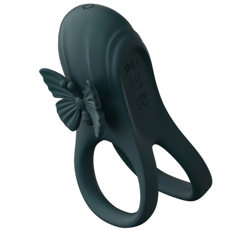 BDStyle Butterfly Vibration Lock Mens Cock Ring - Vibrating Cock Rings