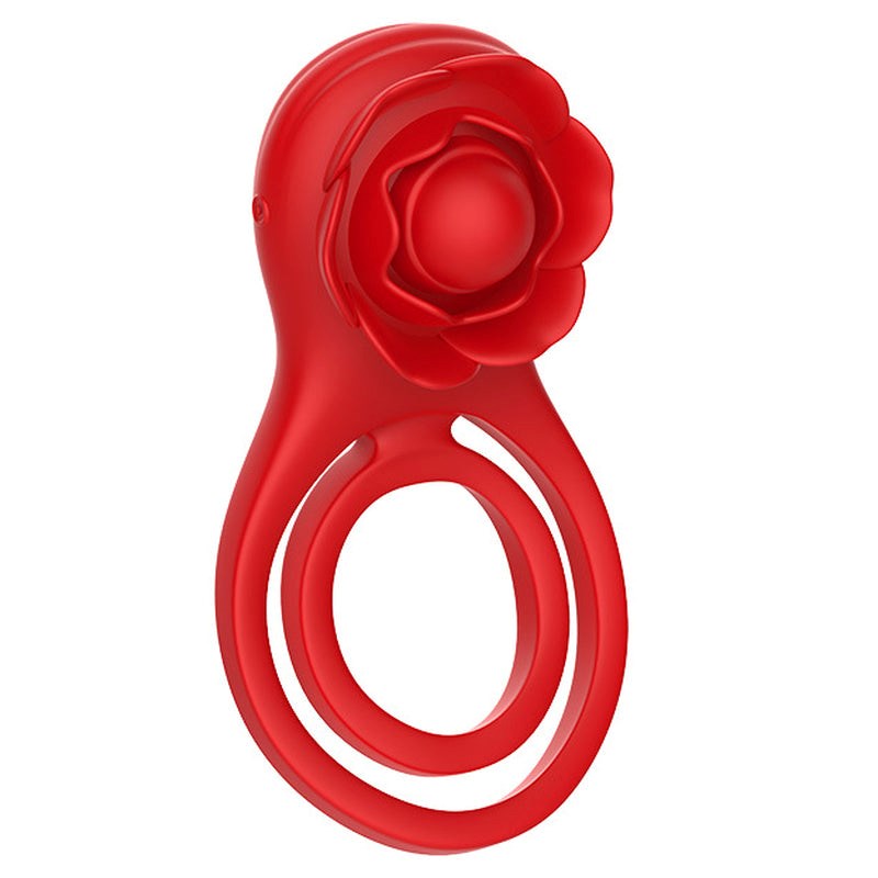 BDStyle Rose Shackle Plus App Remote Control Vibrating Penis Ring - - Vibrating Cock Rings