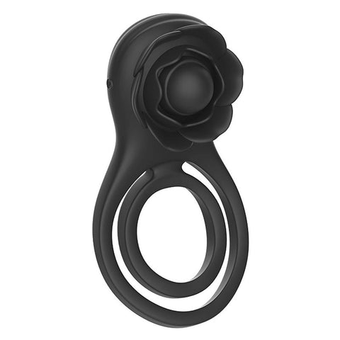 BDStyle Rose Shackle Plus App Remote Control Vibrating Penis Ring - Vibrating Cock Rings