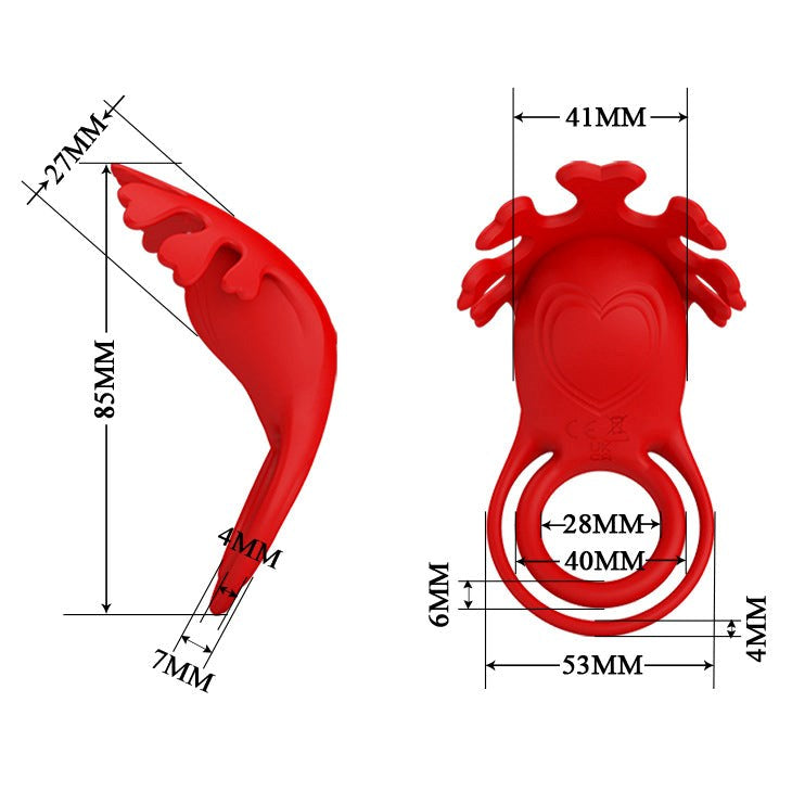 Pretty Love Ruben 7 Functions Vibrating Penis Ring - - Vibrating Cock Rings