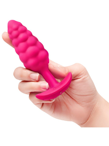 Bump Texture Vibrating Butt Plug by B-Vibe