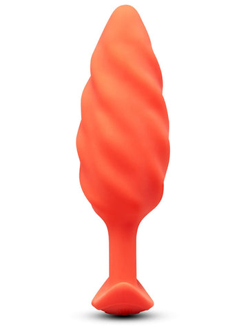 Swirl Texture Rechargeable Anal Plug by B-Vibe