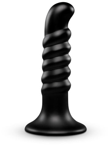 Krush 9.5 Inch Curved & Ribbed Suction Cup Dildo by B-Vibe