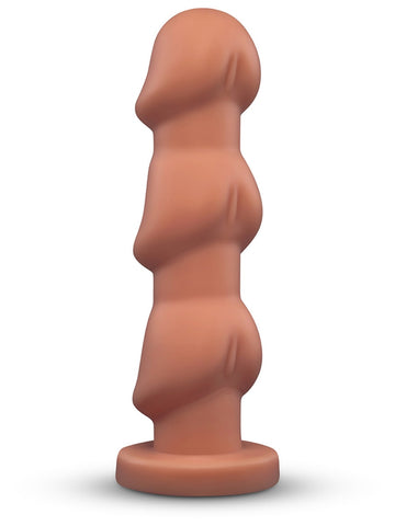 Headz 10.5 Inch Multi-Bulb Dildo With Flared Base by B-Vibe